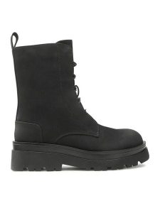 Jenny Fairy Trapery WS5605-12 Czarny. Czarne buty zimowe Jenny Fairy, ze skóry, bez obcasa, bez zapięcia. Za 119,99 zł.