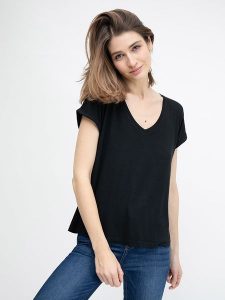 BIG STAR Koszulka w kolorze czarnym rozmiar: XXL. Czarne bluzki Big Star, xxl, bez wzorów, retro, bez kołnierzyka, bez ramiączek. Za 49,99 zł.