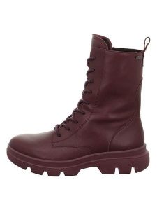Legero Skórzane botki "Angelina" w kolorze bordowym rozmiar: 38. Czerwone botki Legero, bez wzorów, z gore-texu, bez obcasa, bez zapięcia. Za 367,22 zł.