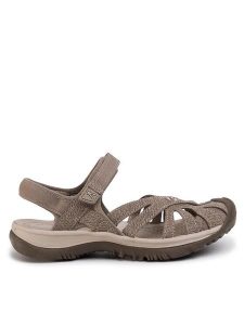 Keen Sandały Rose Sandal 1016729 Brązowy. Brązowe buty trekkingowe Keen, ze skóry, bez zapięcia. Za 249,99 zł.