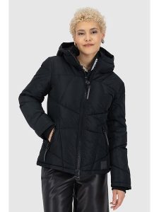Alife and kickin Kurtka zimowa "KasandraAK" w kolorze czarnym rozmiar: XL. Czarne kurtki Alife and Kickin, na zimę, xl, bez wzorów, z puchu, bez kaptura. Za 344,95 zł.
