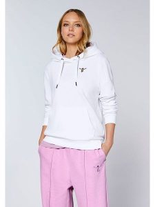 Chiemsee Bluza w kolorze białym rozmiar: S. Białe bluzy Chiemsee, s, bez wzorów, z bawełny, z kapturem. Za 169,95 zł.