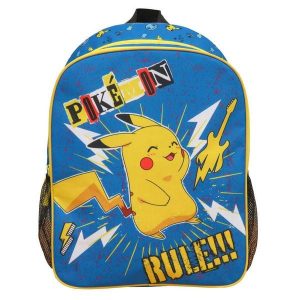 Plecak z możliwością dostosowania Educa Borras Pokémon Picachu. Niebieskie plecaki PRO BRANDS. Za 121,50 zł.