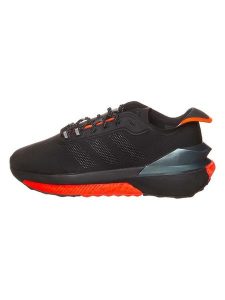 Adidas Buty "Avryn" w kolorze czerwono-czarnym do biegania rozmiar: 40. Czarne buty sportowe ADIDAS, bez wzorów, bez zapięcia, do biegania. Za 254,74 zł.