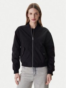 Vero Moda Kurtka przejściowa 10338783 Czarny Regular Fit. Czarne kurtki Vero Moda, l, bez wzorów, z syntetyku, bez kaptura. Za 199,99 zł.