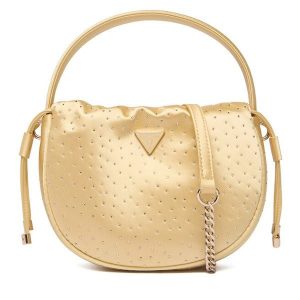 Torebka Guess. Żółte torebki klasyczne Guess, z aplikacjami, bez dodatków. Za 589,99 zł.