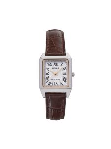 Casio Zegarek LTP-B150L-7B2EF Brązowy. Brązowe, analogowe zegarki Casio. Za 289,99 zł.
