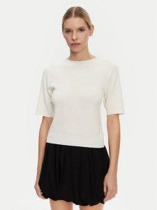Kontatto Sweter 3M0504C Écru Regular Fit. Swetry klasyczne Kontatto, m, z wiskozy, bez kołnierzyka. Za 169,99 zł.