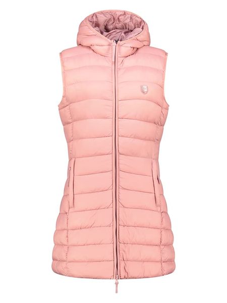 Geographical Norway Kamizelka pikowana "Vatikotal" w kolorze jasnoróżowym rozmiar: S. Różowe kamizelki Geographical Norway, s, bez wzorów, bez kołnierzyka, bez ramiączek, bez kaptura. Za 139,54 zł.