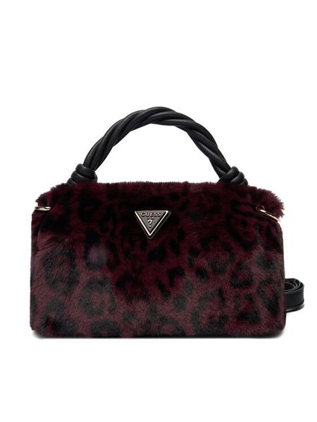 Guess Torebka HWWL81 43110 Bordowy. Czerwone torebki klasyczne Guess, z aplikacjami, z materiału, bez dodatków. Za 639,99 zł.