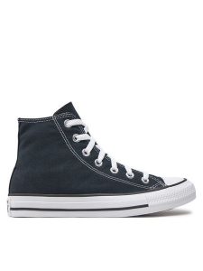 Converse Trampki Chuck Taylor All Star HI M9160 W Czarny. Czarne trampki Converse, bez wzorów, z materiału, bez zapięcia. Za 299,99 zł.