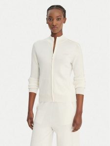 Guess Kardigan V6GR12 Z0752 Biały Regular Fit. Białe kardigany Guess, z syntetyku. Za 569,99 zł.