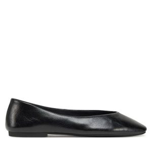 Baleriny Steve Madden. Czarne balerinki Steve Madden, bez wzorów, bez obcasa, bez zapięcia. Za 279,99 zł.
