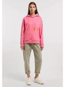 ELBSAND Bluza "Nordika" w kolorze różowym rozmiar: S. Różowe bluzy ELBSAND, s, bez wzorów, z kapturem. Za 162,49 zł.