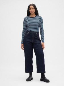 GAP Dżinsy - Comfort fit - w kolorze granatowym rozmiar: W29. Niebieskie jeansy GAP, bez wzorów, z podwyższonym stanem. Za 159,95 zł.