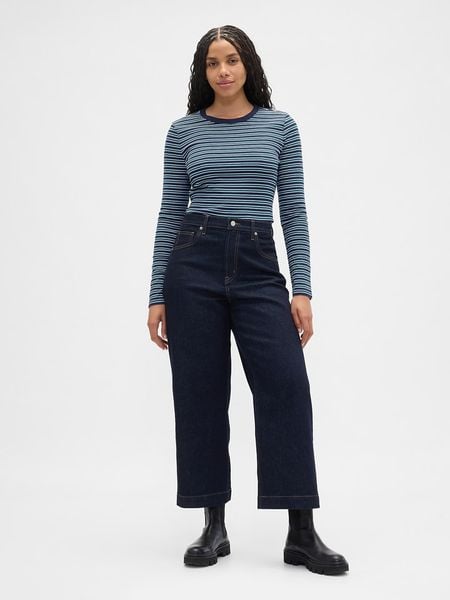 GAP Dżinsy - Comfort fit - w kolorze granatowym rozmiar: W29. Niebieskie jeansy GAP, bez wzorów, z podwyższonym stanem. Za 159,95 zł.