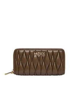 MEXX Portfel CEO-MEXX-W1-001-AW25 Brązowy. Brązowe portfele Mexx, bez wzorów, z materiału. Za 99,99 zł.