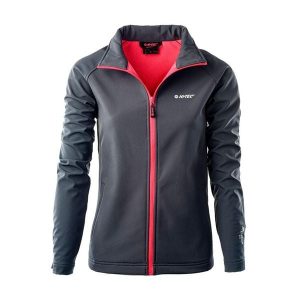 Kurtka Damska Lucari Soft Shell. Czerwone kurtki Hi-tec, s, bez wzorów, z softshellu, bez kaptura. Za 190,99 zł.