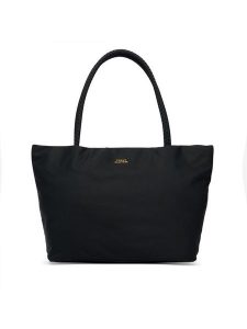 Tommy Hilfiger Torebka Th Marina Hobo/Tote Nylon AW0AW18862 Czarny. Czarne shopper bag TOMMY HILFIGER, bez wzorów, z materiału, bez dodatków. Za 569,99 zł.