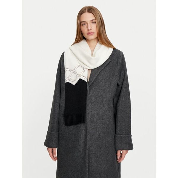 Szalik Liu Jo. Białe szaliki Liu Jo, bez wzorów. Za 309,99 zł.