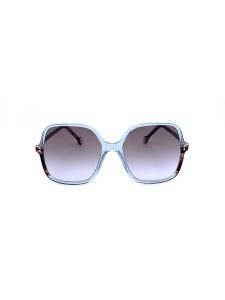 Carolina Herrera Damskie okulary przeciwsłoneczne w kolorze brązowo-błękitno-szarym rozmiar: 56. Niebieskie okulary przeciwsłoneczne Carolina Herrera. Za 324,95 zł.
