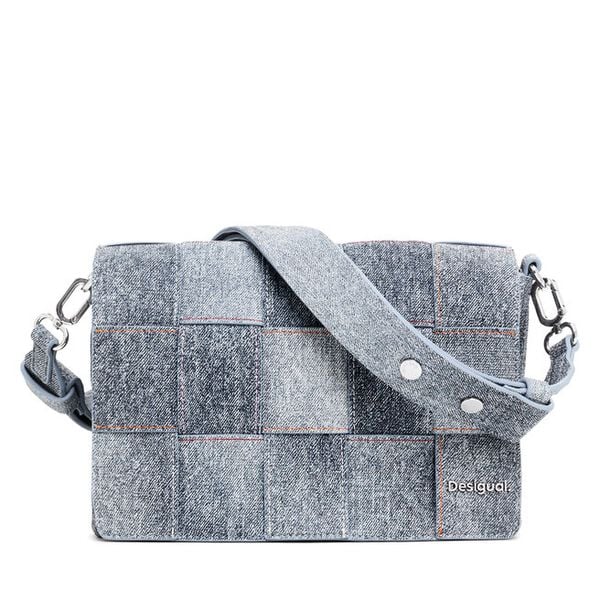 Torebka Desigual. Szare torebki klasyczne Desigual, bez wzorów, bez dodatków. Za 179,99 zł.