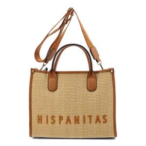 Brązowa Elegancka Damska Torebka W Stylu Boho. Brązowe shopper bag Hispanitas, bez wzorów, na ramię, bez dodatków. Za 499,00 zł.
