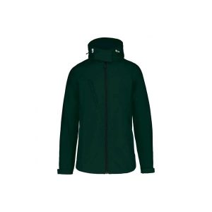 Kurtka damska z kapturem Kariban Softshell. Zielone kurtki KARIBAN, bez wzorów, z softshellu, z kapturem. Za 277,00 zł.