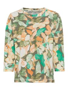 Camel Active Koszulka ze wzorem rozmiar: L. Brązowe bluzki Camel Active, l, bez wzorów, z bawełny, bez kołnierzyka, bez ramiączek. Za 83,62 zł.