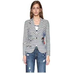 Desigual Kurtka Damska Ame Blue Dreams 18swewag 1001 (Rozmiar 44). Kurtki marki Desigual. W wyprzedaży za 290,00 zł.