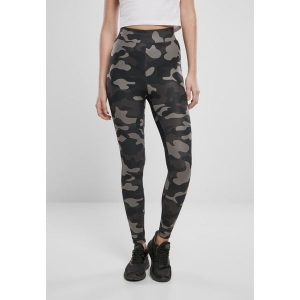 Damskie legginsy Urban Classic camo waist. Czarne legginsy Urban Classics, bez wzorów. Za 175,50 zł.