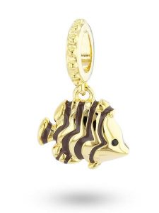 CHARM'S Pozłacana zawieszka rozmiar: onesize. Brązowe zawieszki CHARM'S, pozłacane. Za 105,95 zł.