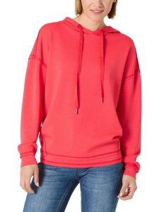 Timezone Bluza w kolorze czerwonym rozmiar: M. Czerwone bluzy Timezone, m, bez wzorów, z kapturem. Za 91,99 zł.