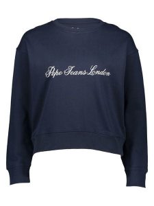 Pepe Jeans Bluza w kolorze granatowym rozmiar: M. Niebieskie bluzy Pepe Jeans, m, bez wzorów, z jeansu, bez kaptura. Za 118,84 zł.