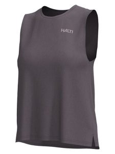 Halti Top trekkingowy "Kalteva" w kolorze szarym rozmiar: 38. Szare topy HALTI, bez wzorów, z materiału, bez kołnierzyka, bez ramiączek. Za 97,51 zł.