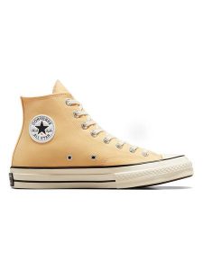 Converse Sneakersy "Chuck 70 HI" w kolorze brzoskwiniowym rozmiar: 37,5. Pomarańczowe trampki Converse, bez wzorów, za kostkę, bez zapięcia. Za 371,95 zł.
