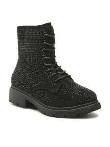 Jenny Fairy Trapery WS5150-06 Czarny. Czarne buty zimowe Jenny Fairy, z materiału, bez obcasa, bez zapięcia. Za 179,99 zł.