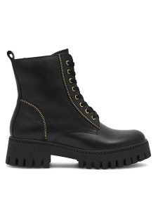 Sergio Bardi Trapery WI23-C1038-02SB Czarny. Czarne buty zimowe Sergio Bardi, ze skóry, bez obcasa, bez zapięcia. Za 184,99 zł.