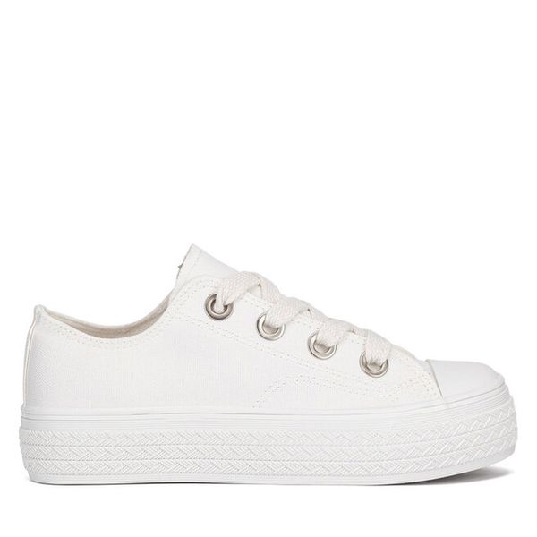 Trampki Jenny Fairy. Białe trampki Jenny Fairy, bez wzorów, bez zapięcia. Za 99,99 zł.