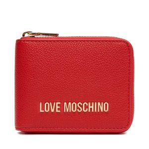 Portfel LOVE MOSCHINO. Czerwone portfele LOVE MOSCHINO, bez wzorów. Za 269,99 zł.