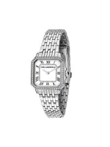 KARL LAGERFELD Zegarek R0553110506 Srebrny. Szare, analogowe zegarki KARL LAGERFELD. Za 859,99 zł.