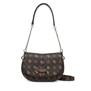 Torebka Guess. Brązowe torebki klasyczne Guess, z aplikacjami, bez dodatków. Za 589,99 zł.