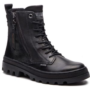 Trapery PALLADIUM - Pallabosse Hi Zip 95941-010-M Black/Black. Buty zimowe marki Palladium. W wyprzedaży za 349,00 zł.