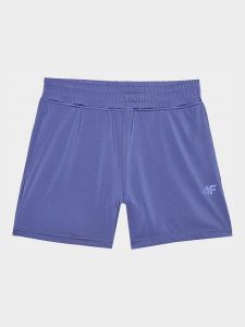 4F Szorty sportowe w kolorze fioletowym rozmiar: XL. Różowe spodenki sportowe 4f, xl, bez wzorów, z materiału, outdoorowe. Za 83,42 zł.