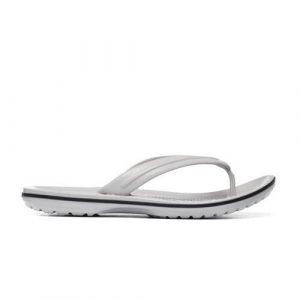 Japonki Dla Dorosłych Crocs Crocband 11033 Flip. Białe klapki Crocs, bez wzorów, z materiału, bez obcasa. Za 169,99 zł.