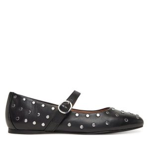 Baleriny Tamaris. Czarne balerinki Tamaris, bez wzorów, bez obcasa, bez zapięcia. Za 329,99 zł.