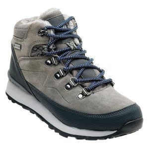Damskie Zamszowe Buty Do Chodzenia Midora. Niebieskie buty trekkingowe Hi-tec, z zamszu, bez zapięcia. Za 265,99 zł.