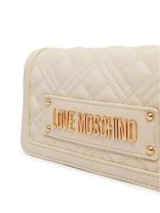 LOVE MOSCHINO Torebka JC5681PP1OLA0110 Écru. Torebki klasyczne LOVE MOSCHINO, bez wzorów, ze skóry, bez dodatków. Za 639,99 zł.