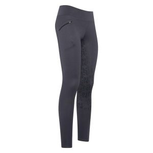 Damskie legginsy jeździeckie z pełną przyczepnością Easy Rider Dietse Winter. Szare legginsy EASY RIDER, bez wzorów, z dresówki, z podwyższonym stanem. Za 265,50 zł.