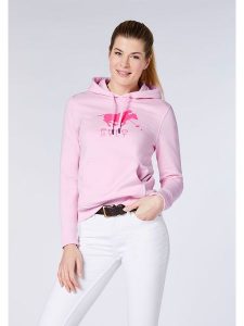 Polo Sylt Bluza w kolorze jasnoróżowym rozmiar: XS. Różowe bluzy Polo Sylt, xs, bez wzorów, z bawełny, z kapturem. Za 79,03 zł.